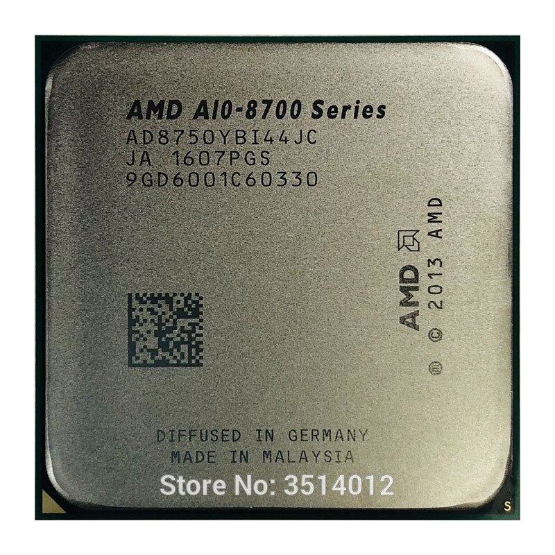 AMD A10-Series PRO A10-8750B A10 8750 A10 8750B 3.6 G..